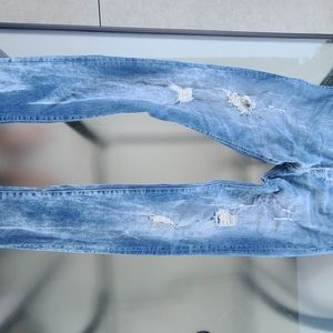Low rise stretch denim